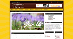 Desktop Screenshot of crossroads-church.org