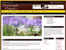 Tablet Screenshot of crossroads-church.org